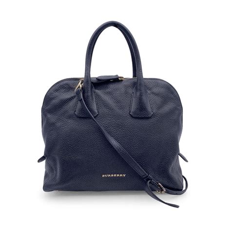 Burberry Borsa a Mano Vintage in Pelle Col. Nero Greenwood